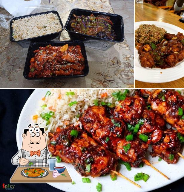 Chicken wings at SMOKY WOK