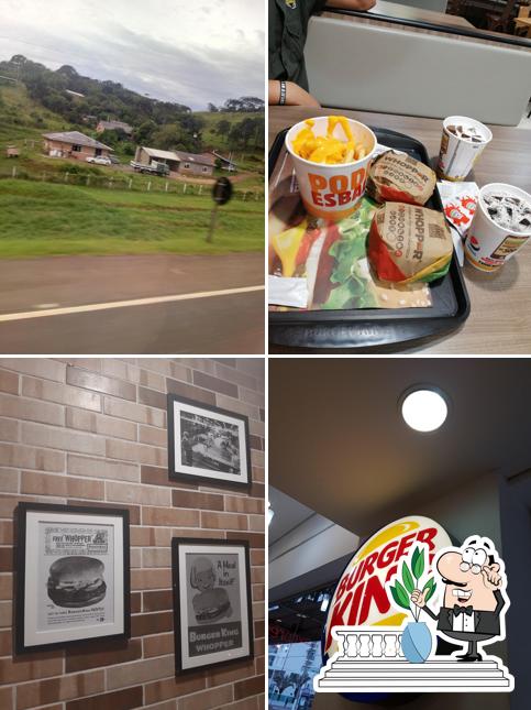 O exterior do Burger King