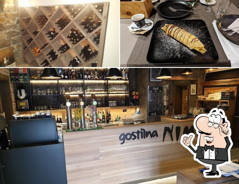 Guarda la immagine che mostra la interni e cibo di Gostilna Nimis Vanganel