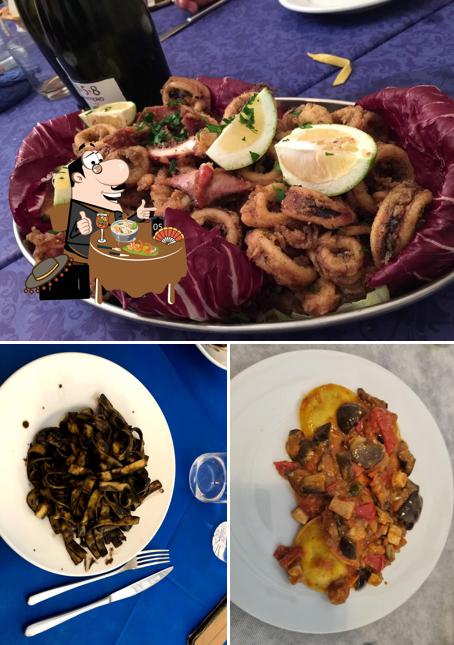 Calamari fritti e cozze al Mangia e Taci