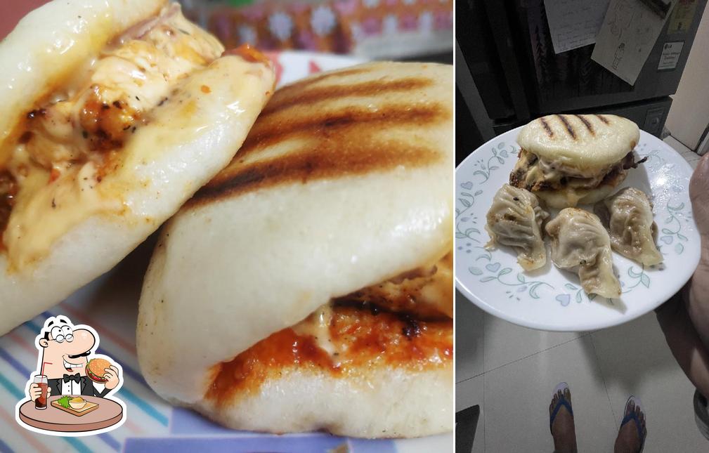 Get a burger at Authentic Chinese Momo