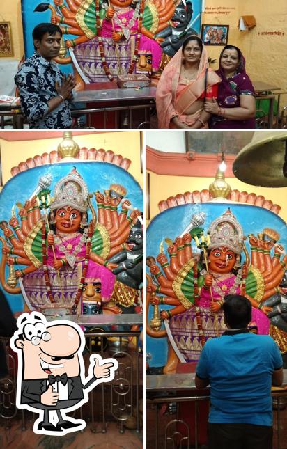 See this picture of Basu Sweet House