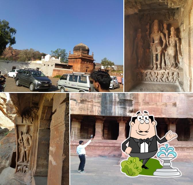 Enjoy the view at the outside area of Geeta Darshini