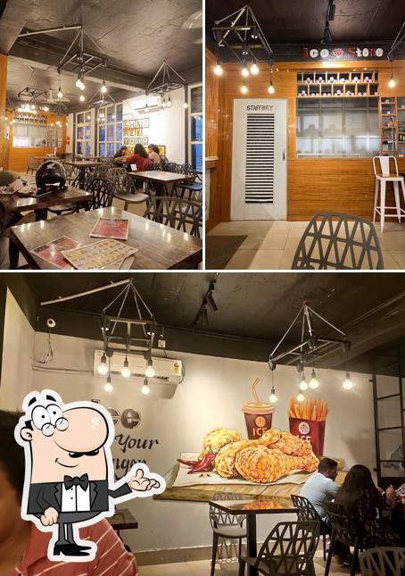 The interior of Indian Chicken Express