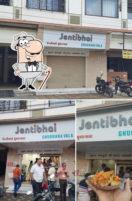 Check out the photo depicting exterior and food at Jentibhai Ghugharavala