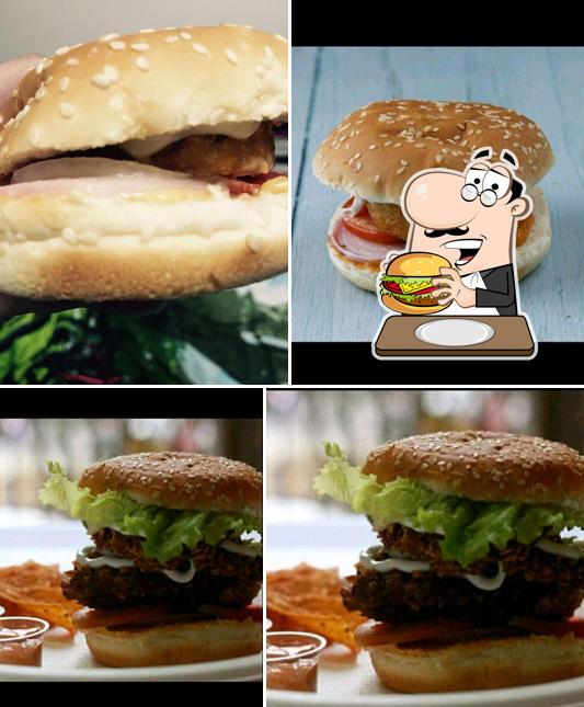 Night City Cafe offers a selection of options for burger lovers