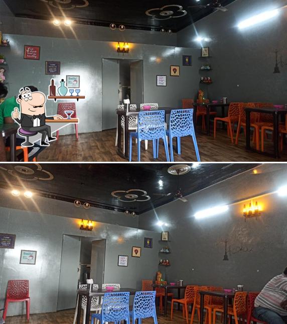 The interior of Singh Chaska