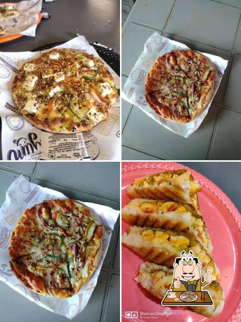 Pick pizza at Sweet & Treats