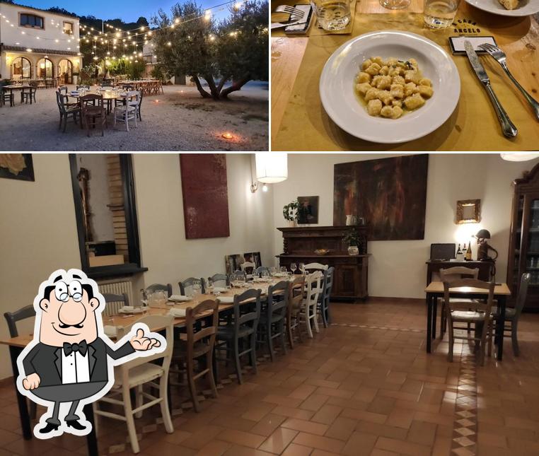 Guarda la foto che mostra la interni e cibo di Agriturismo a Casa da Angelo