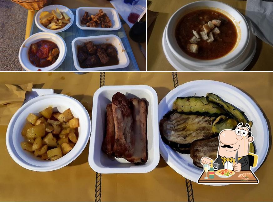 Platti al Agriturismo Buratta