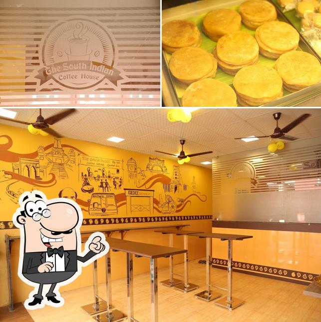 The photo of Martram's The South Indian Coffee house - Saibaba Colony’s interior and burger