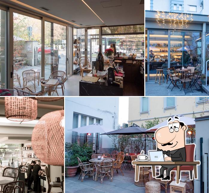 Gli interni di Caffè & Bollicine