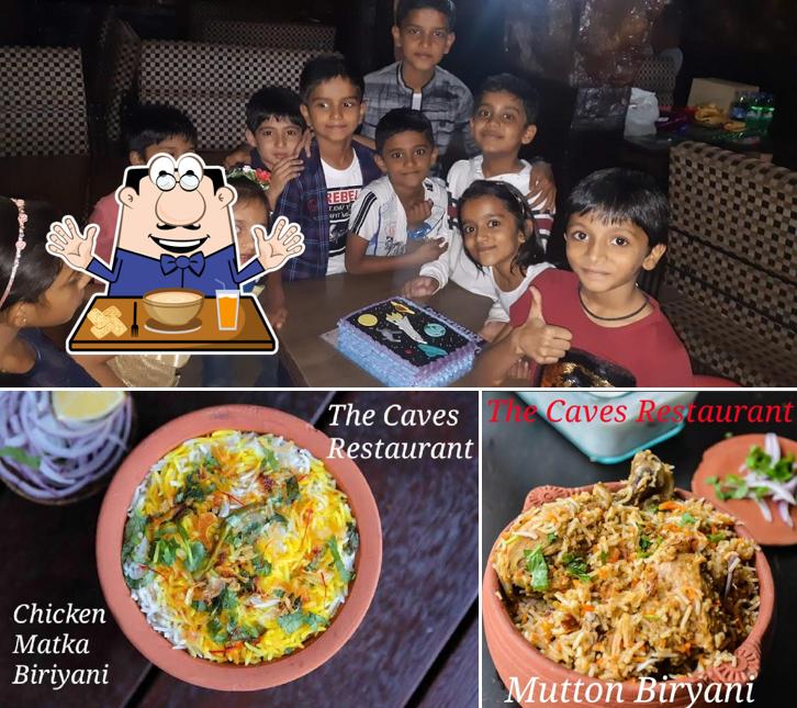Food at The Caves Family Restaurant & Bar