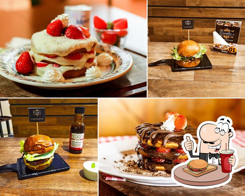 Experimente um hambúrguer no Castilho´s Pizzaria e Panquecaria
