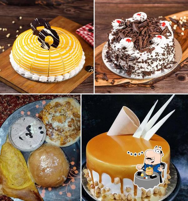 Food at Frozen kreme bakery