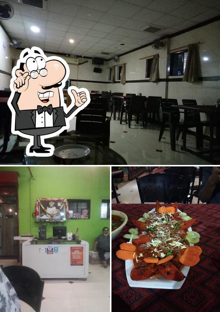 The interior of Hotel Kaka's Pure Veg
