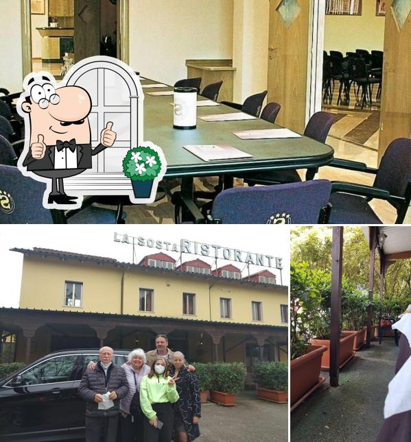 La foto di esterno e interni da Ristorante "La Sosta"