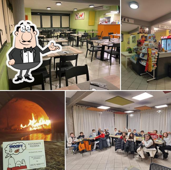 Dai un'occhiata agli interni di Snoopy