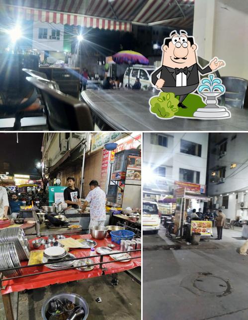 The restaurant's exterior and interior