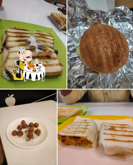 Meals at The Sandwich Club Sandwiches, Burgers, Momos, Wraps, Brownies, Pasta and Pizza