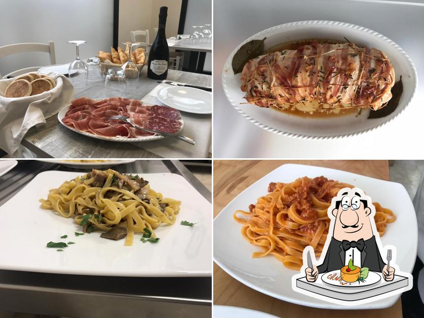 Platti al Trattoria Officina del Gusto Gnocco e Tigelle