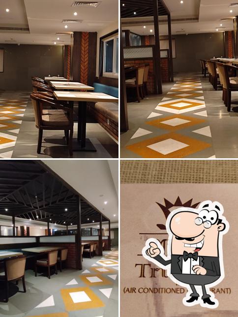The interior of Trupthi AC Restaurant