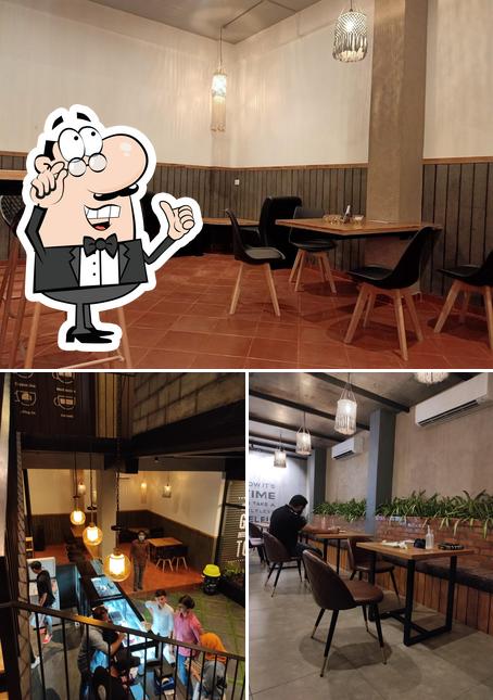 The interior of Brown Beans Cafe