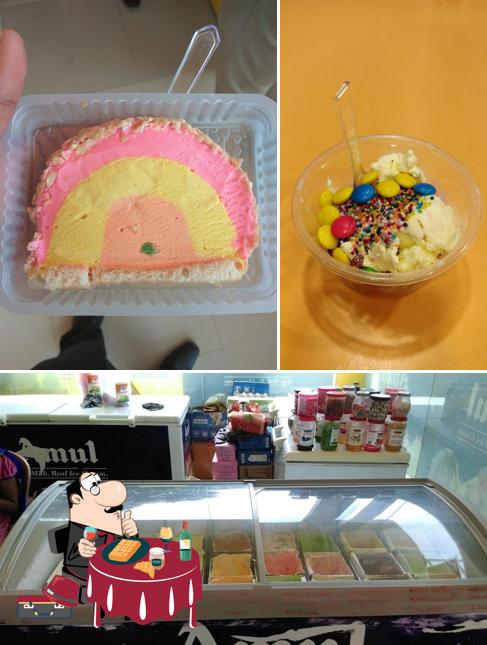 Amul Ice-cream serves a selection of desserts