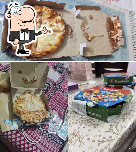 Domino's Pizza is distinguished by interior and food