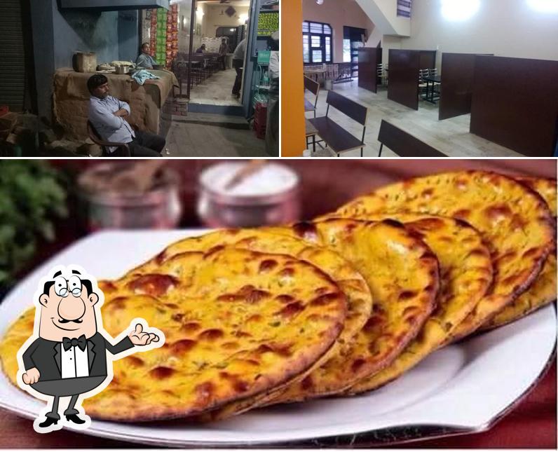 The image of interior and food at Fateh Da Punjabi dhaba