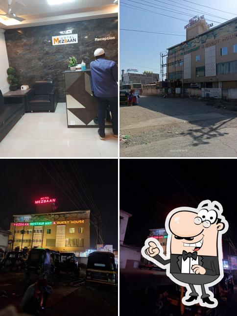 The exterior of Hotel Mezbaan & Restaurant