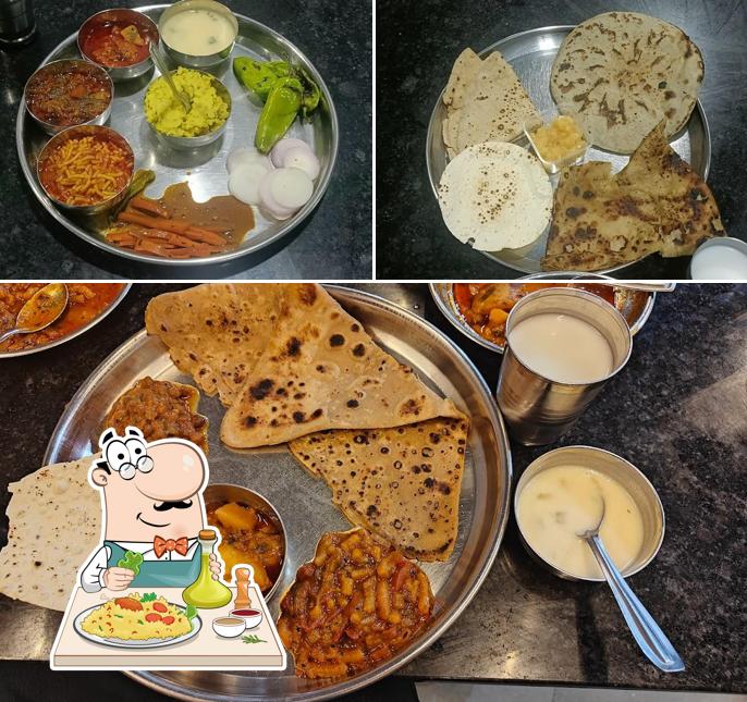 Food at Jay Dwarkadhish Hotel