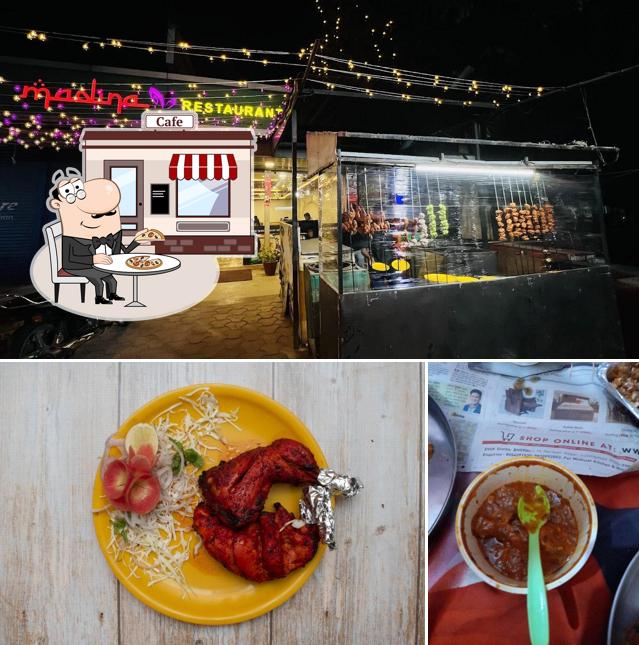 Check out how Madina Restaurant A Complete Family Restaurant looks outside