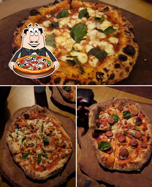 Pick various kinds of pizza