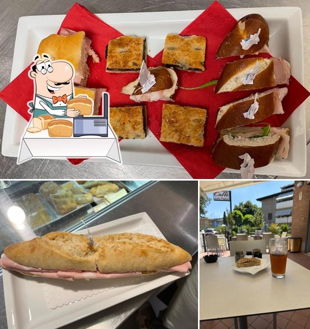 Pane all'aglio al Caffe della Piazza
