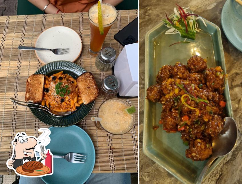 Pick meat dishes at Aangan Cafe