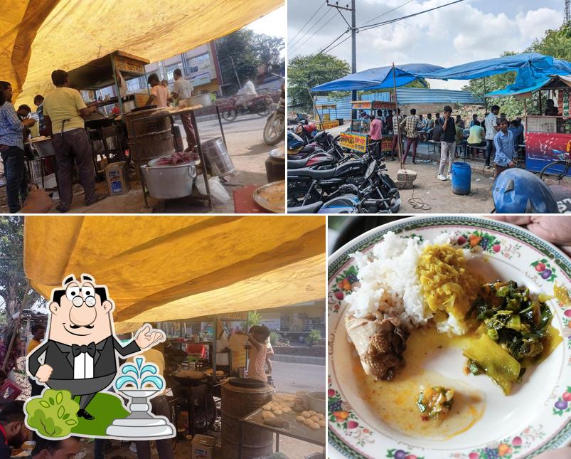 The photo of Delhi Food Stall’s exterior and food