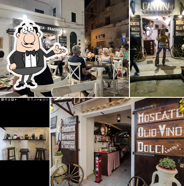 Gli interni di La Cantina