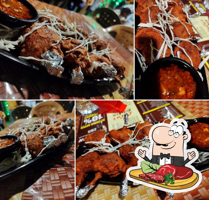 Get meat meals at LaLa's Kitchen
