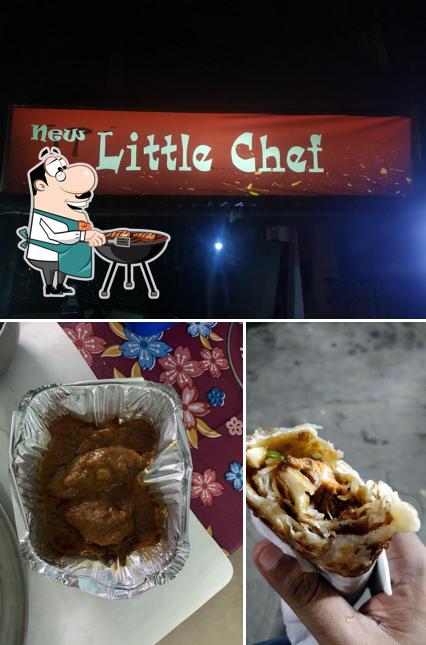 Get meat dishes at New Little Chef