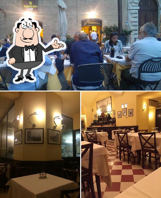 Dai un'occhiata agli interni di Da Cesarino