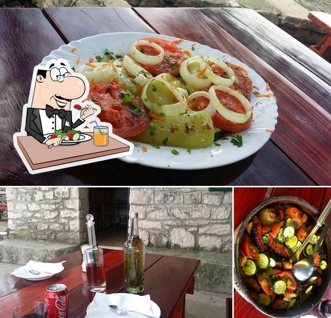 La cibo e bevanda del ristorante