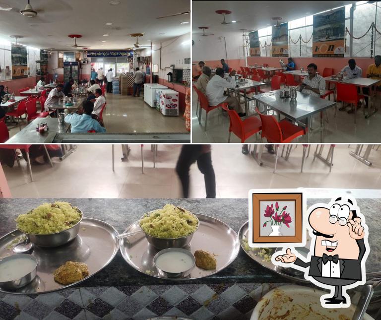 The interior of Sri Sai S Kumar Hotel