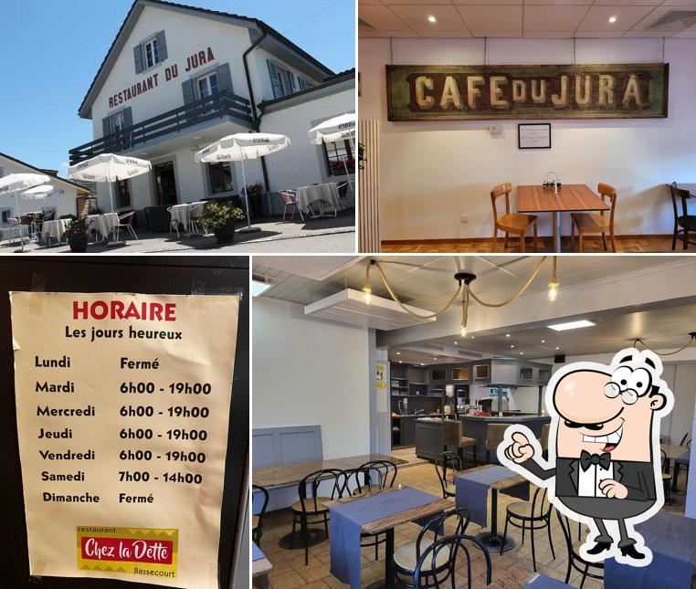 Gli interni di Restaurant du Jura Bassecourt