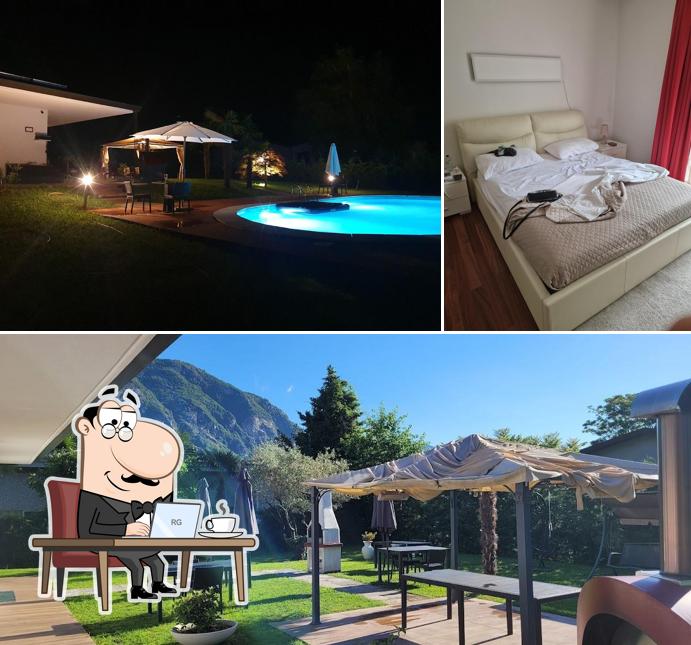 Gli interni di Villa Mariel Lago Maggiore