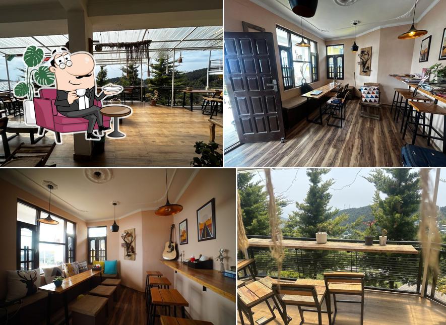 Check out how Young Monk Cafe Dharamkot looks inside
