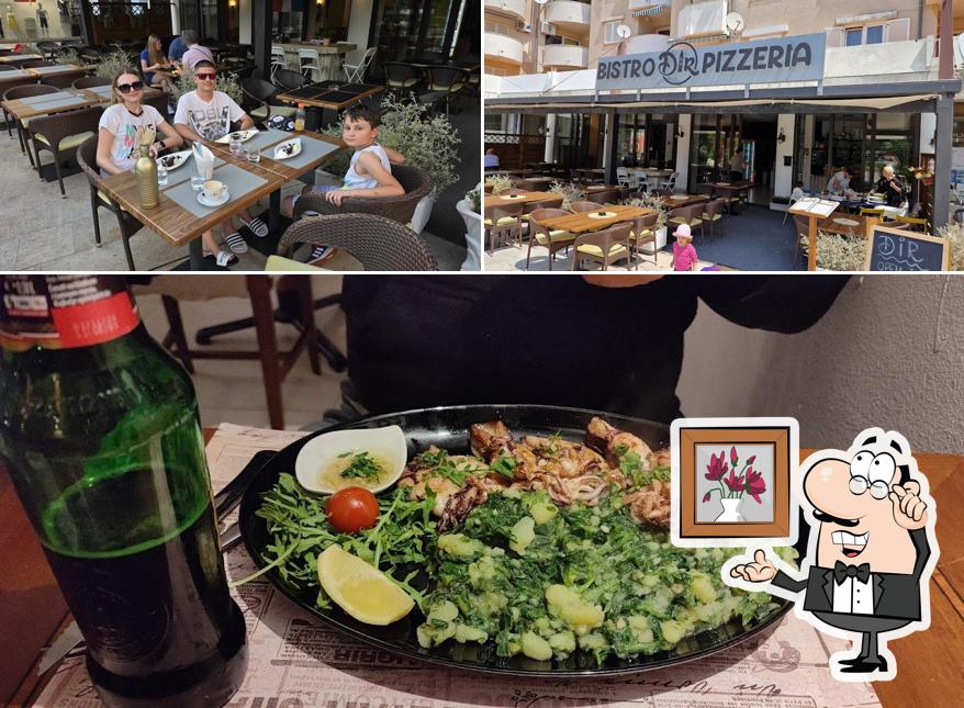 Gli interni di Bistro ĐIR Pizzeria