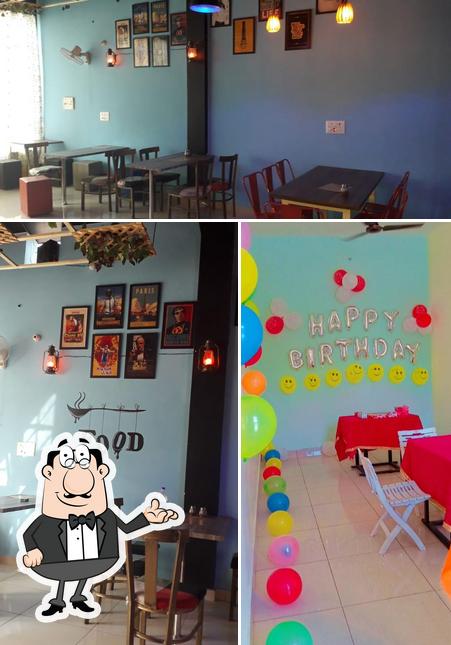 The interior of Cafe 45