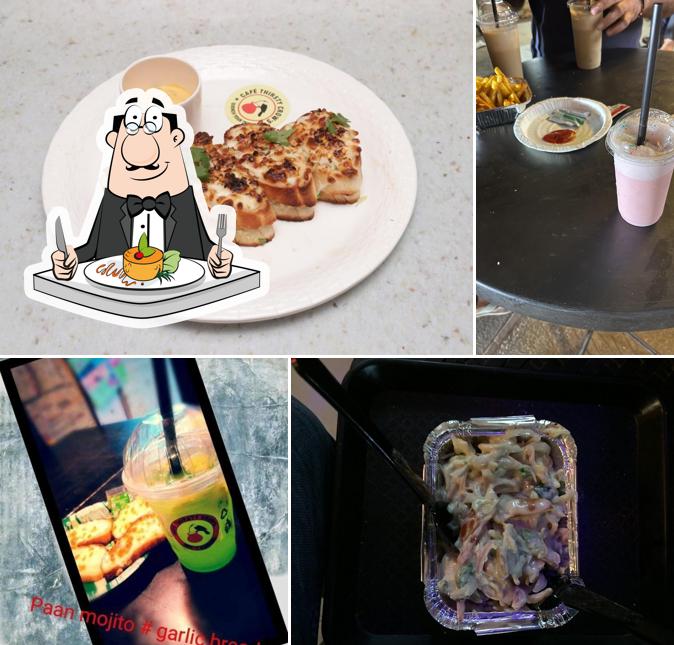 Food at Cafe Thirsty Crow's