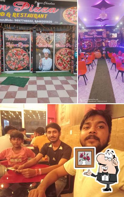 This is the photo displaying interior and food at Doon Pizza - Fast food & Restaurant